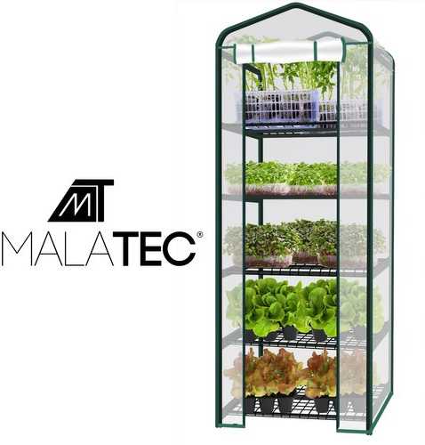 Malatec Mini folijos šiltnamis - 5 lentynos 23359