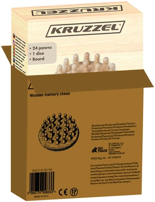 Atminties šachmatai - mediniai Kruzzel 26251