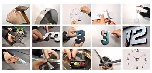 DIY Sieninis laikrodis Ruhhy 22143