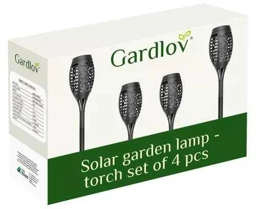Gardlov Saulės sodo lempa - žibintuvėlis rinkinys 4 vnt.23560