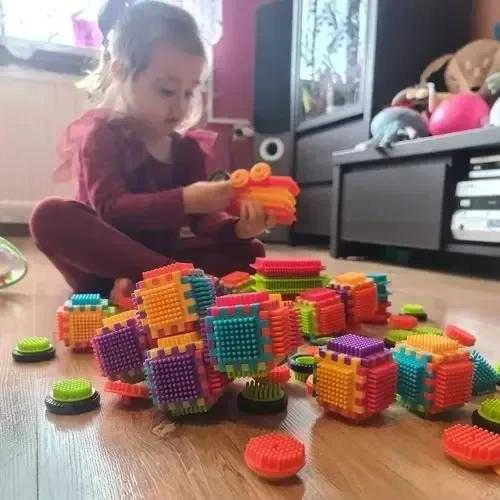 Kruzzel Statybiniai blokeliai - ežiukai 192vnt