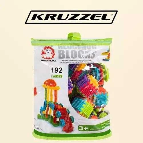 Kruzzel Statybiniai blokeliai - ežiukai 192vnt