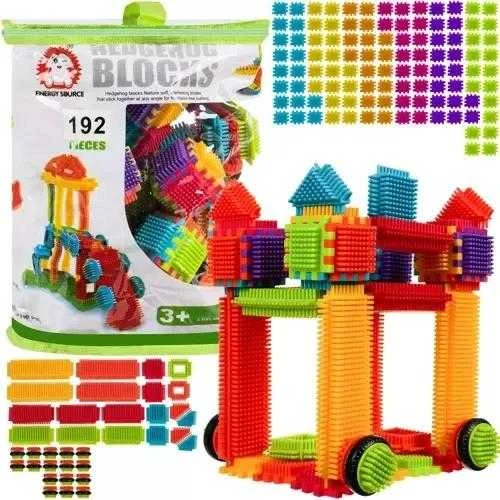Kruzzel Statybiniai blokeliai - ežiukai 192vnt