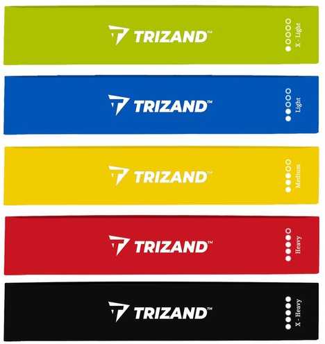 Mankštos juostų rinkinys - 5vnt Trizand 21955