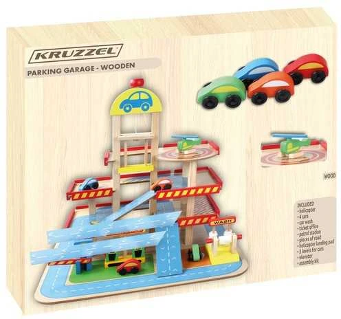 Kruzzel Garažas - medinis 22446