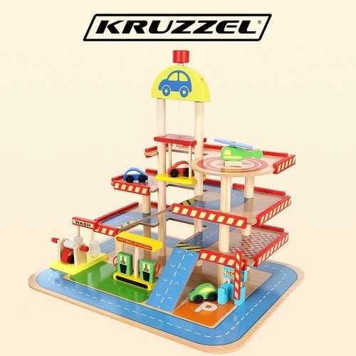 Kruzzel Garažas - medinis 22446