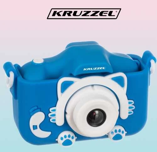 Kruzzel AC22295 mėlynas skaitmeninis fotoaparatas
