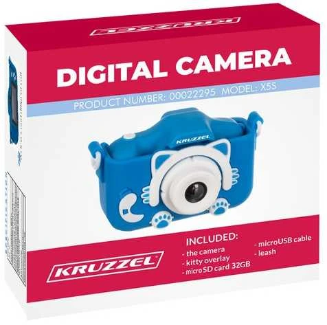 Kruzzel AC22295 mėlynas skaitmeninis fotoaparatas