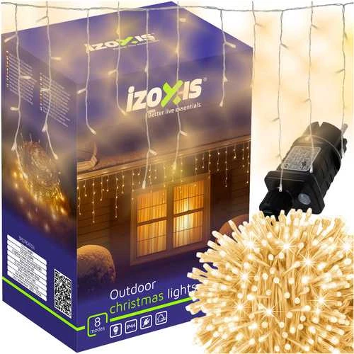 Izoxis Lauko girlianda, 500 LED, 22,5 m, šilta balta