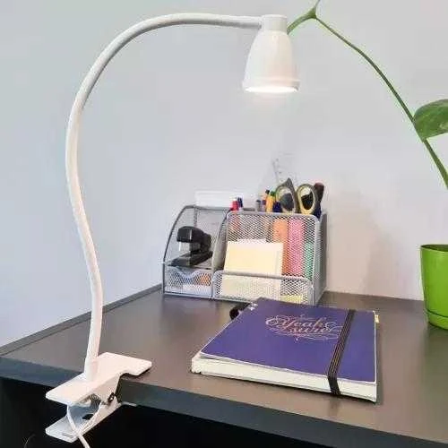 USB stalinė lempa su laikikliu - balta Izoxis