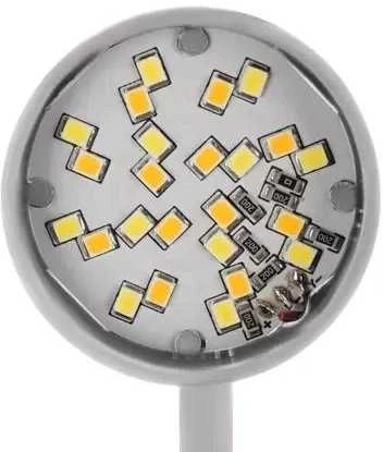 USB stalinė lempa su laikikliu - balta Izoxis