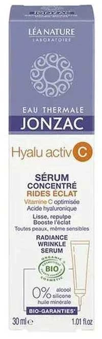 EAU THERMALE JONZAC HYALU ACTIV C RADIANCE WRINKLE serumas nuo raukšlių, 30 ml