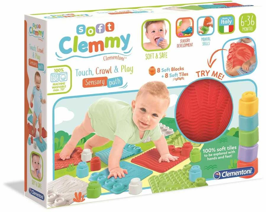 Minkštas konstruktorius - kilimėlis Clemmy Clementoni