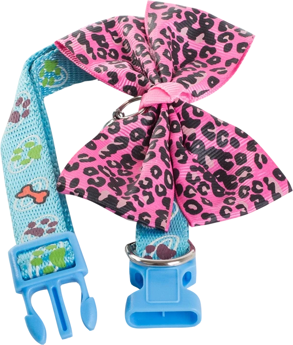 Gyvūnų antkaklis su varpeliu ir kaspinėliu, 26-37 cm
