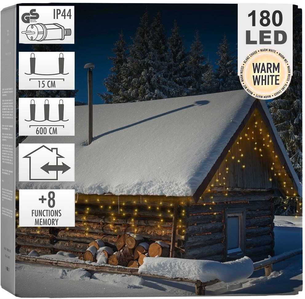 IRIS Kalėdinė girlianda 180 LED 5,85 m