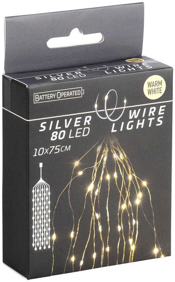 Kalėdiniai žibintai LED Lichterkette 80 vnt. 75 cm