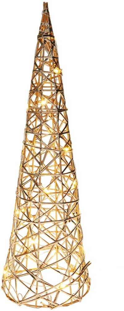 Kalėdinis medis su LED šviesa Kegel Auksinis 20 LED 40 cm