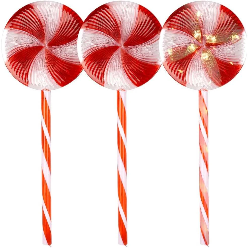 Mondex Kalėdų žibintai Lolly Lauke 60 LED 62 cm - Sodo apšvietimas
