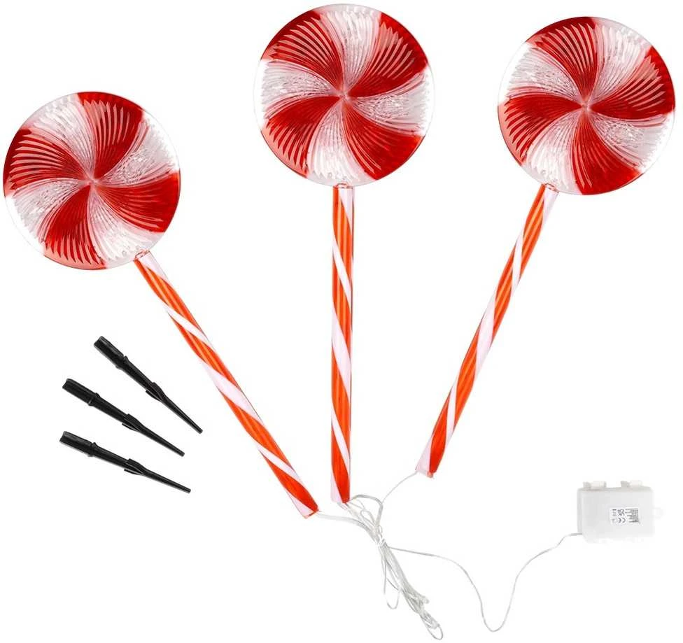 Mondex Kalėdų žibintai Lolly Lauke 60 LED 62 cm - Sodo apšvietimas