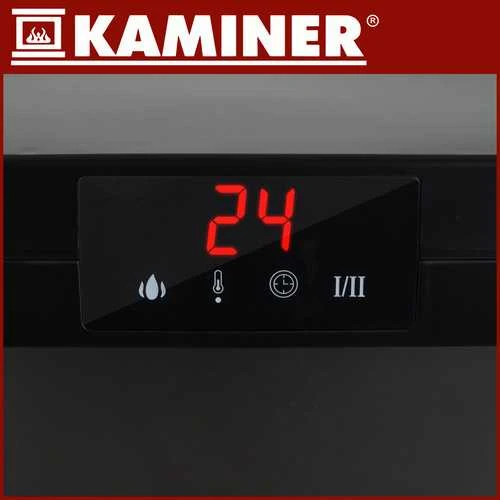 Elektrinis židinys KAMINER EMBEGO 2000W su liepsnos efektu