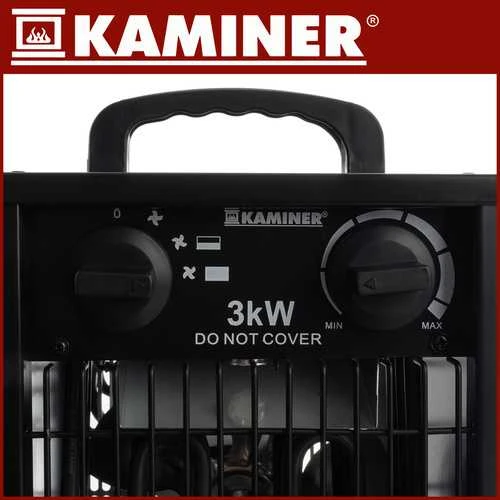 Elektrinis šildytuvas Kaminer 3000W, IPX4