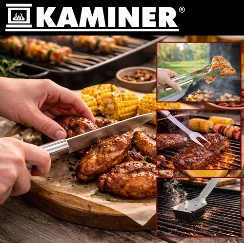 Trizand Barbecue utensil set - 6 pcs Kaminer 27178