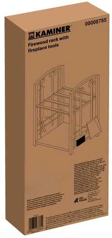 Kaminer Medinis stovas su priedais PK011