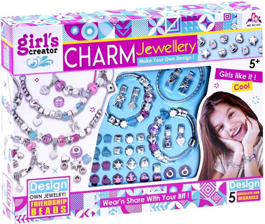 Jokomisiada Karoliukai daro apyrankes Charms