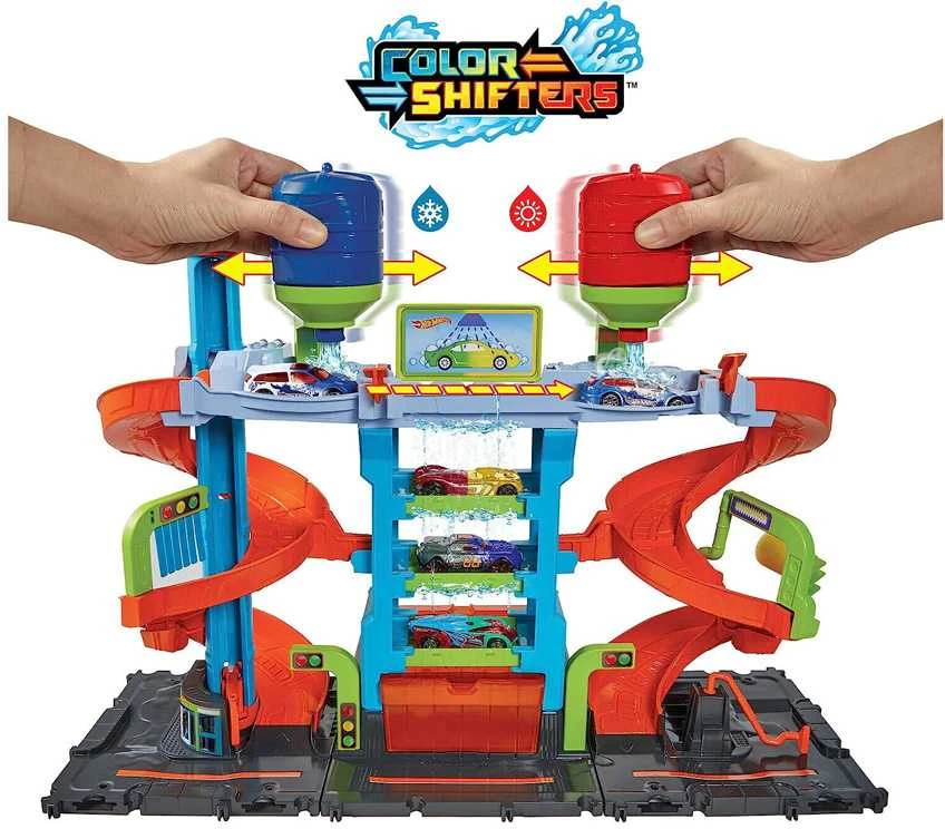 Mattel Hot Wheels rinkinys „Bokštinė automobilių plovykla“