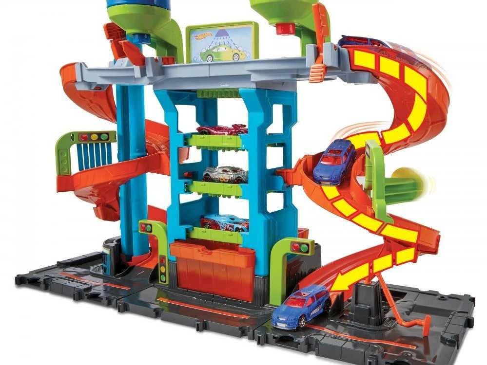 Mattel Hot Wheels rinkinys „Bokštinė automobilių plovykla“