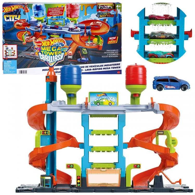 Mattel Hot Wheels rinkinys „Bokštinė automobilių plovykla“