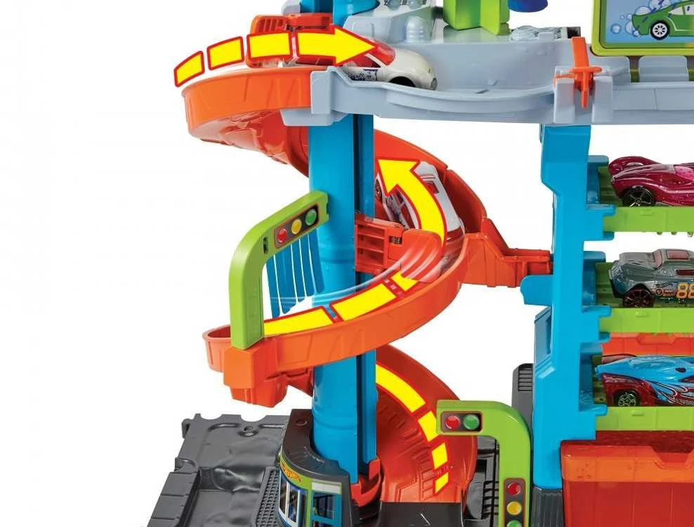 Mattel Hot Wheels rinkinys „Bokštinė automobilių plovykla“