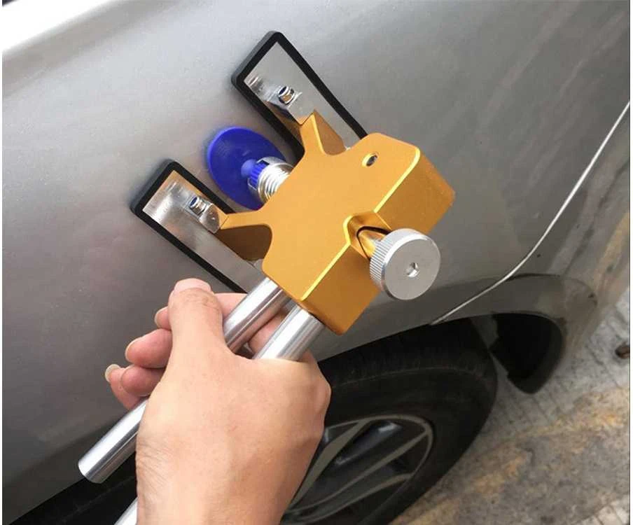 Automobilio kėbulo įlenkimų šalinimo rinkinys