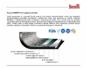 Kepimo keptuvė su dangčiu Tivano berretti, 28 cm