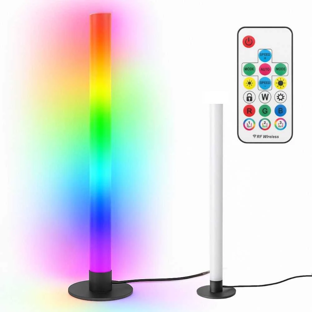 Pastatomas LED RGB šviestuvas su pulteliu, 40 cm