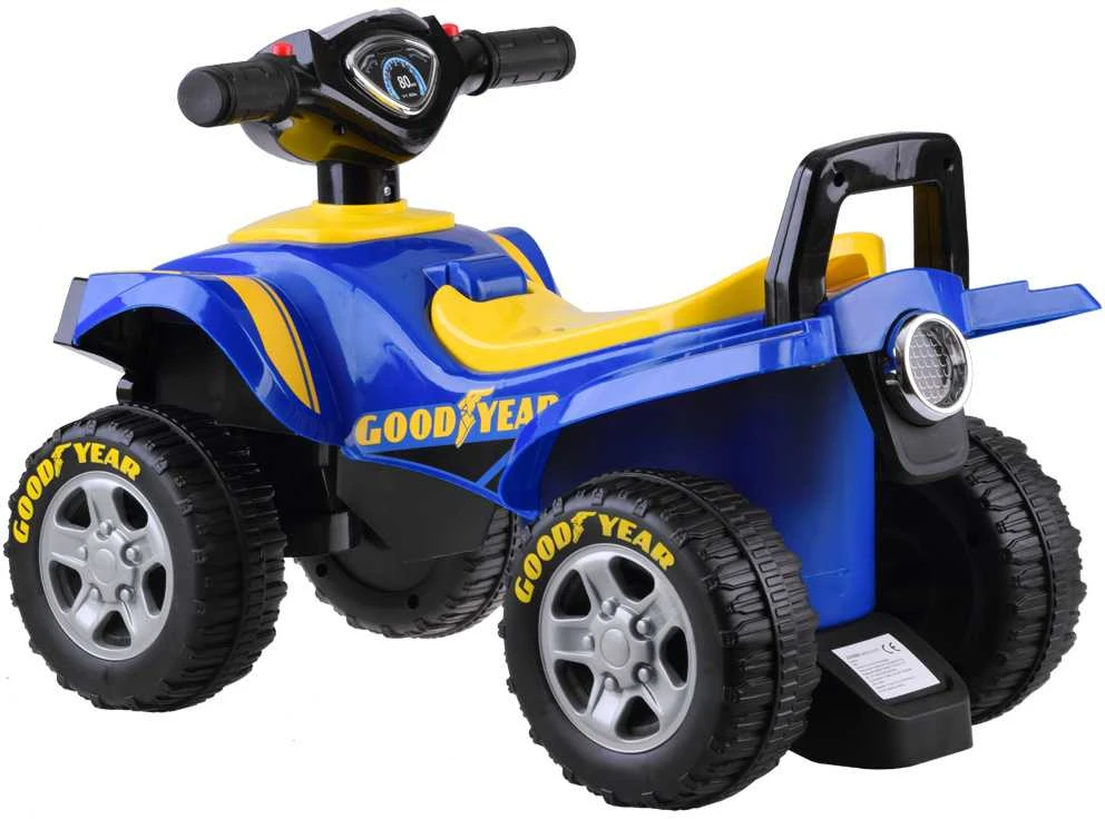 Jokomisiada Keturratis Goodyear važiuojama transporto priemonė su garsu ir šviesa ZA4988