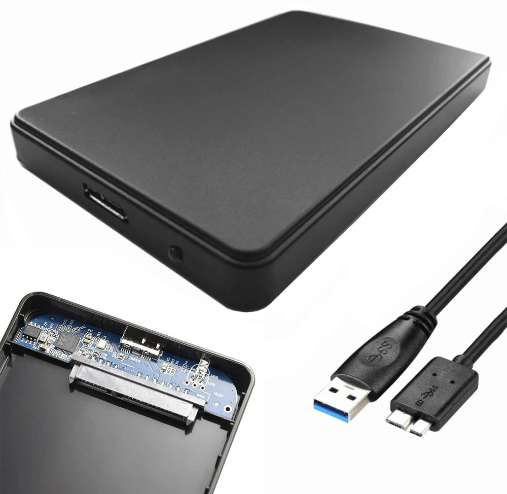 Kilimėlis Išorinis dėklas 2,5'' HDD/SSD USB 3.0 SATA