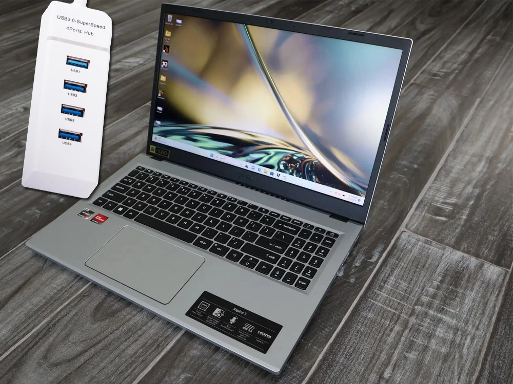 Kilimėlis USB 3.0 skirstytuvas su 4 prievadais