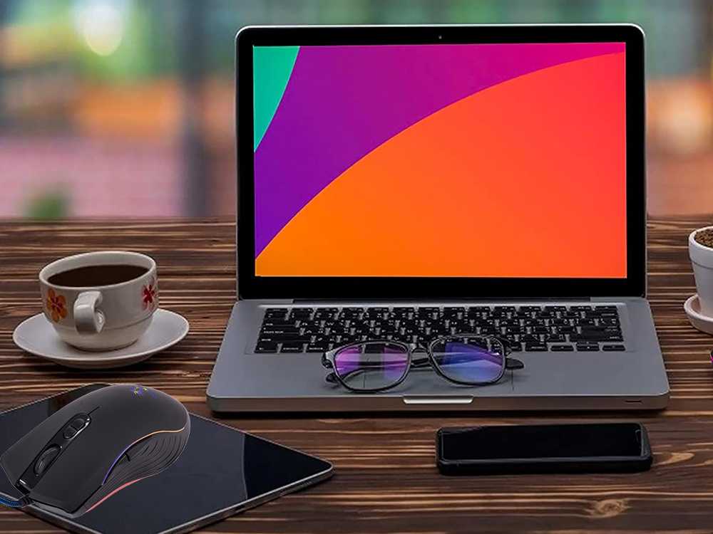 Kilimėlis Optinė pelė su RGB apšvietimu, 12,5 cm