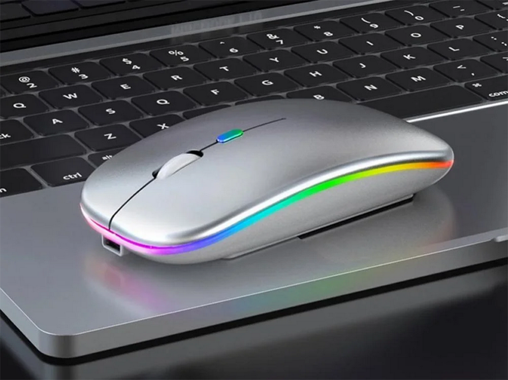 Belaidė pelė su RGB apšvietimu ir USB-C jungtimi