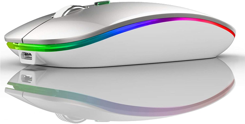 Belaidė pelė su RGB apšvietimu ir USB-C jungtimi