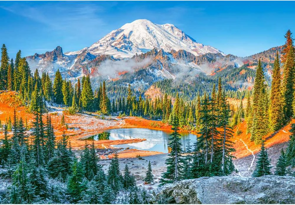 Castorland Kilmės šalis: Lietuva Dėlionė 1000 dalių Mount Rainier