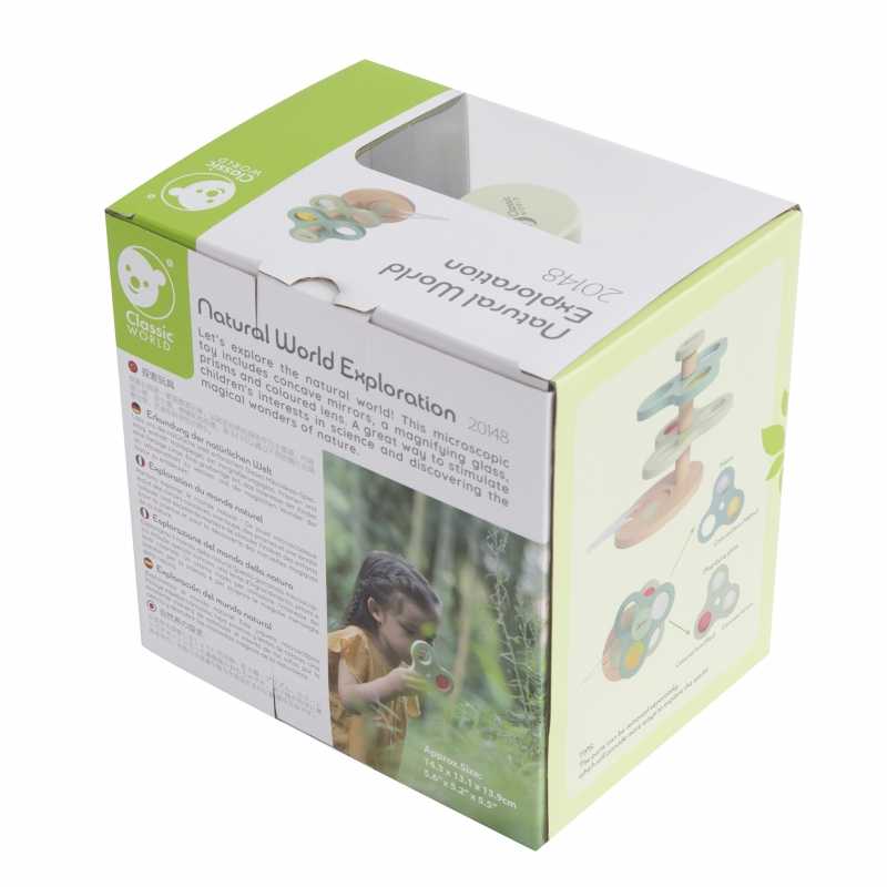 CLASSIC WORLD Mikroskopas 2w1 Lupa Vaikams