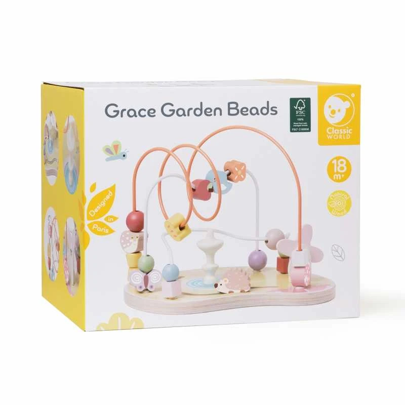 Classic World Klasikinis pasaulinis edukacinis labirintas vidinis „Grace Garden“ karoliukai 18m+ FSC