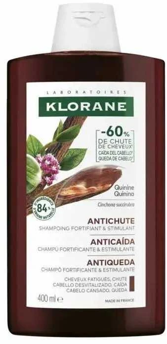 "Klorane" stiprinamasis šampūnas su chininu ir Edelweiss Bio 400ml