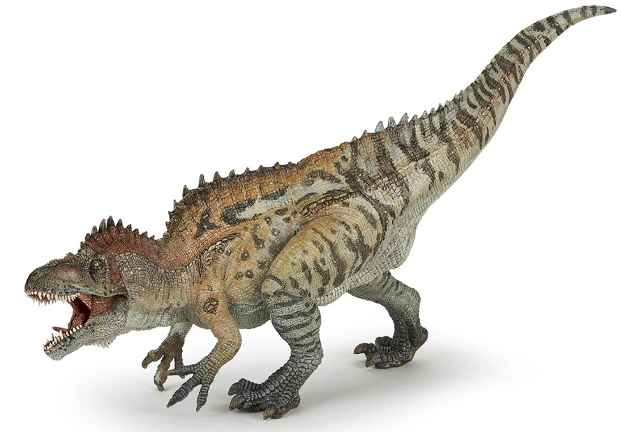 Kolekcionieriaus figūrėlės dinozauras Akrokantosaurus, papo
