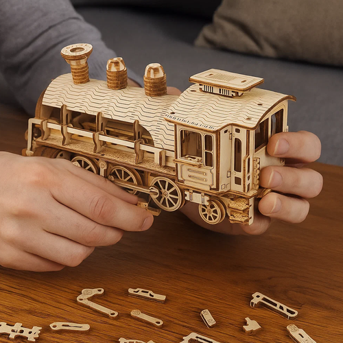 Dėlionė 3D Puzzle - Kruzzel Locomotive 26515
