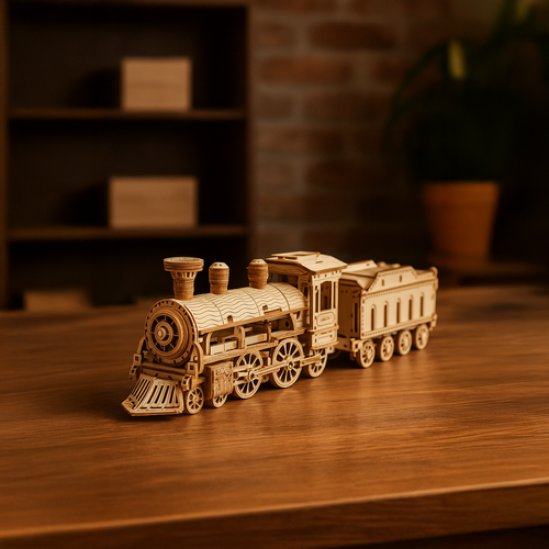 Dėlionė 3D Puzzle - Kruzzel Locomotive 26515