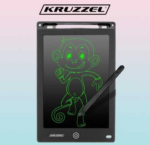 KRUZZEL 22454 8.5" juodas drawing tablet