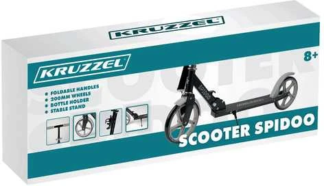 Spidoo paspirtukas pilka Kruzzel 25629